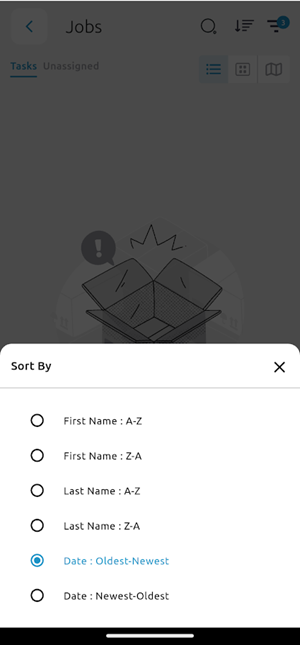 sort by